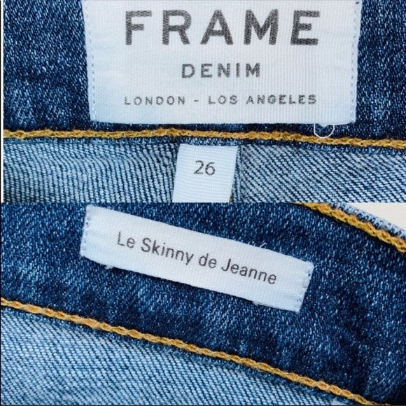 FRAME Le Skinny De Jeanne Skinny Jeans - Picture 7 of 8